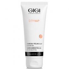22500 Мыло жидкое для лица GIGI City NAP Charcoal Peeling Soap, 200 мл